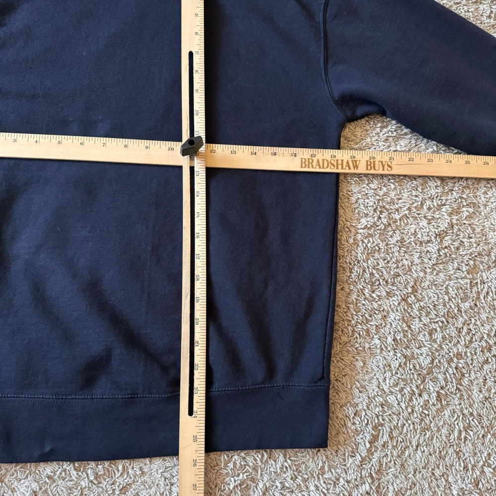 True Religion Buddha Hoodie Mens Small Dark Blue - Picture 7 of 8